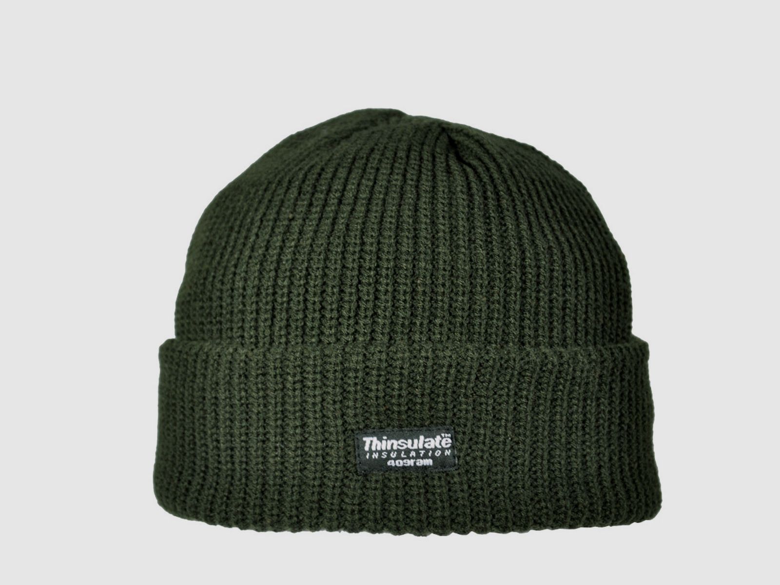Strickmütze Thinsulate – Farbe: Olive Grün