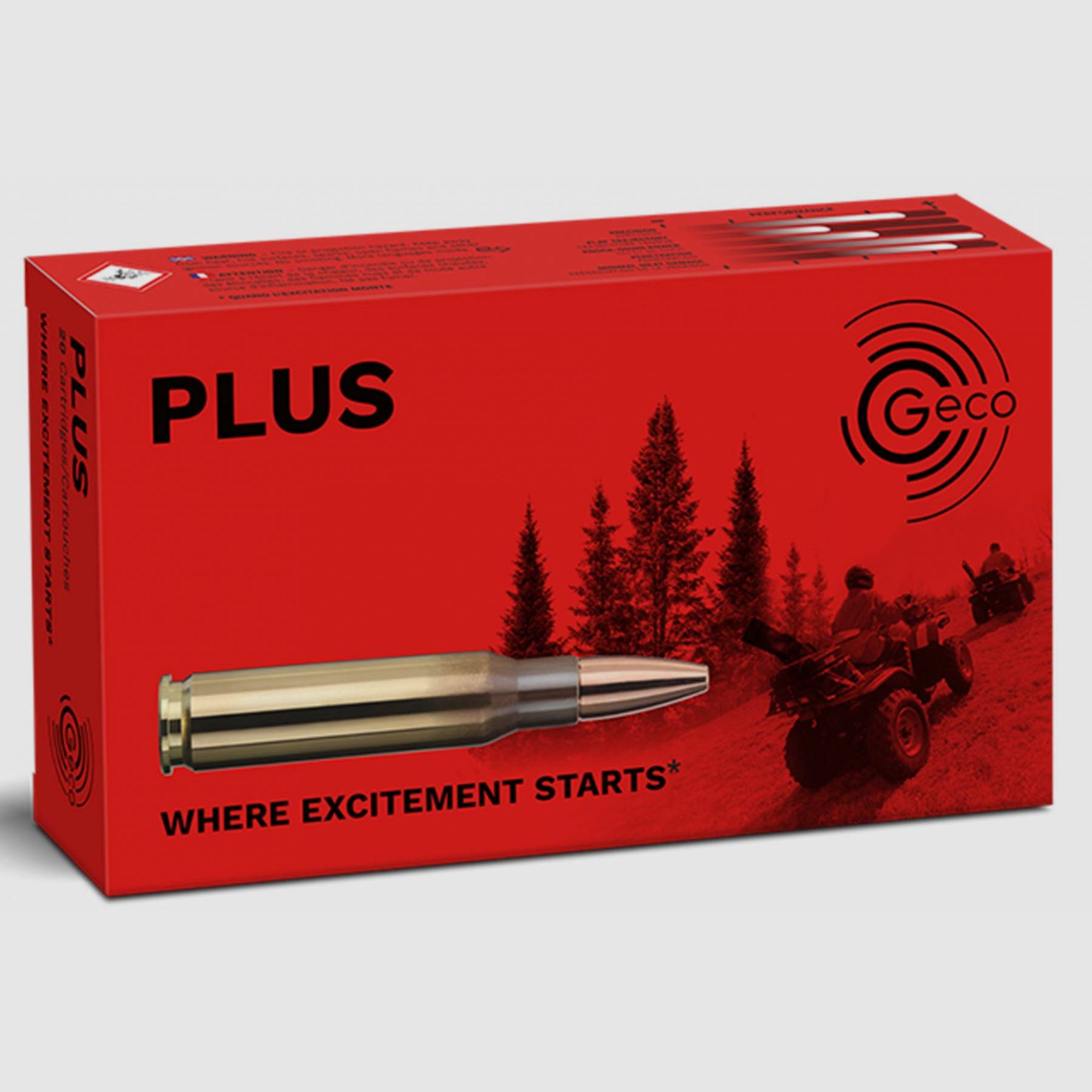 Rifle cartridges GECO 6.5 x 55 Plus, image 1 of 3