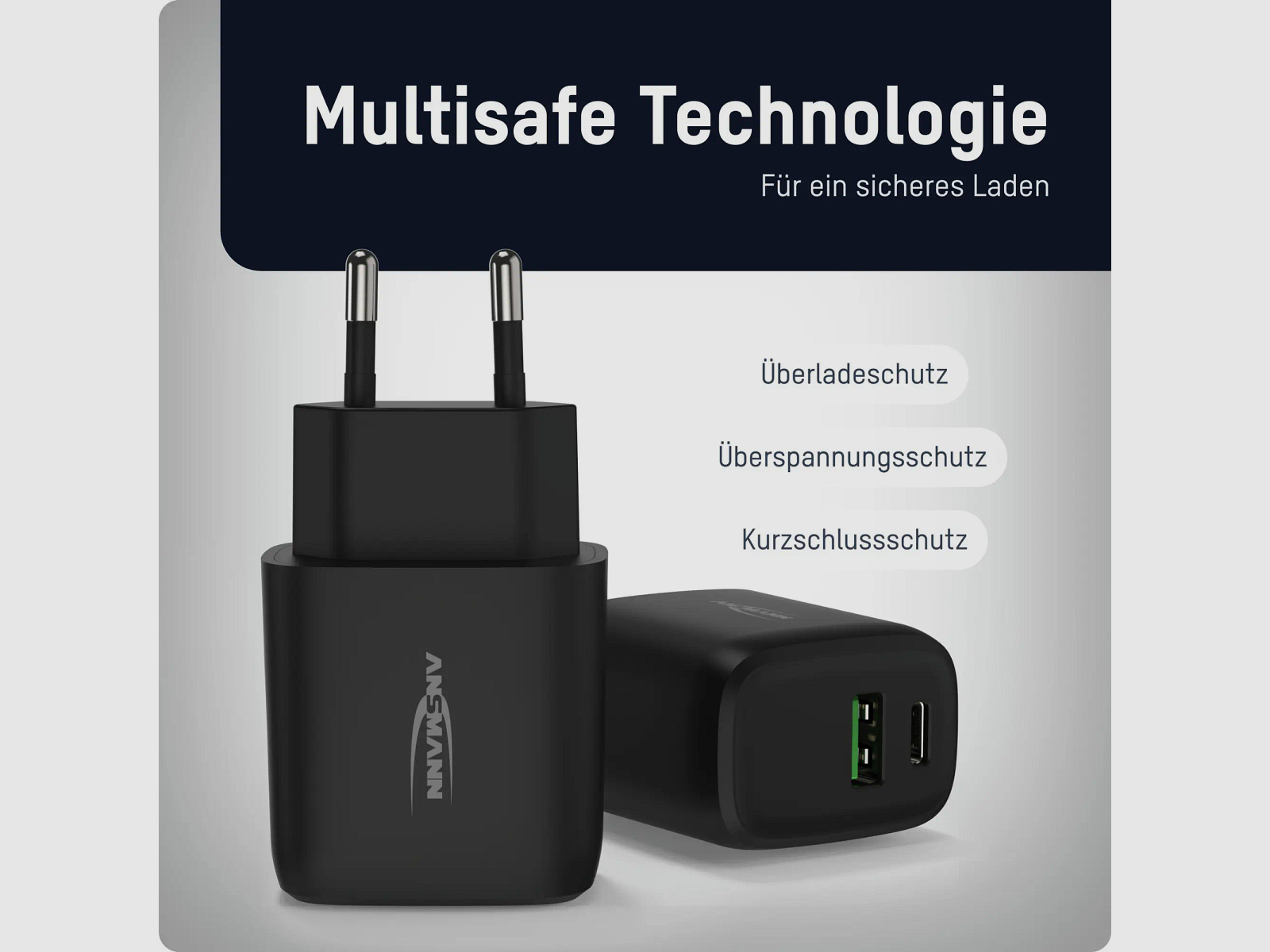 Ansmann Home Charger USB Snellader
