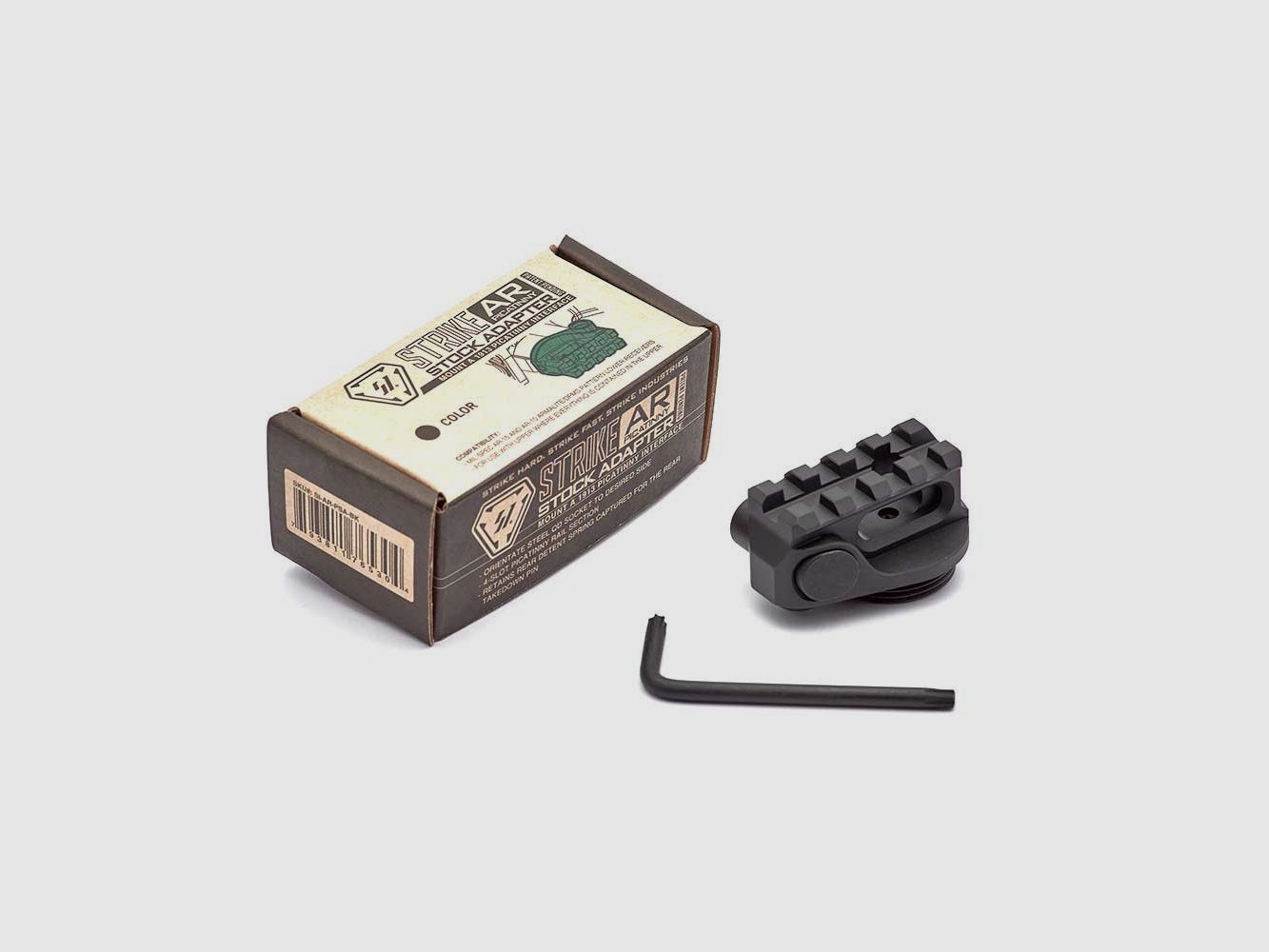 Strike Industries SI-AR-PSA-BK/Strike AR Picatinny-Schaftadapter, Bild 1 von 3