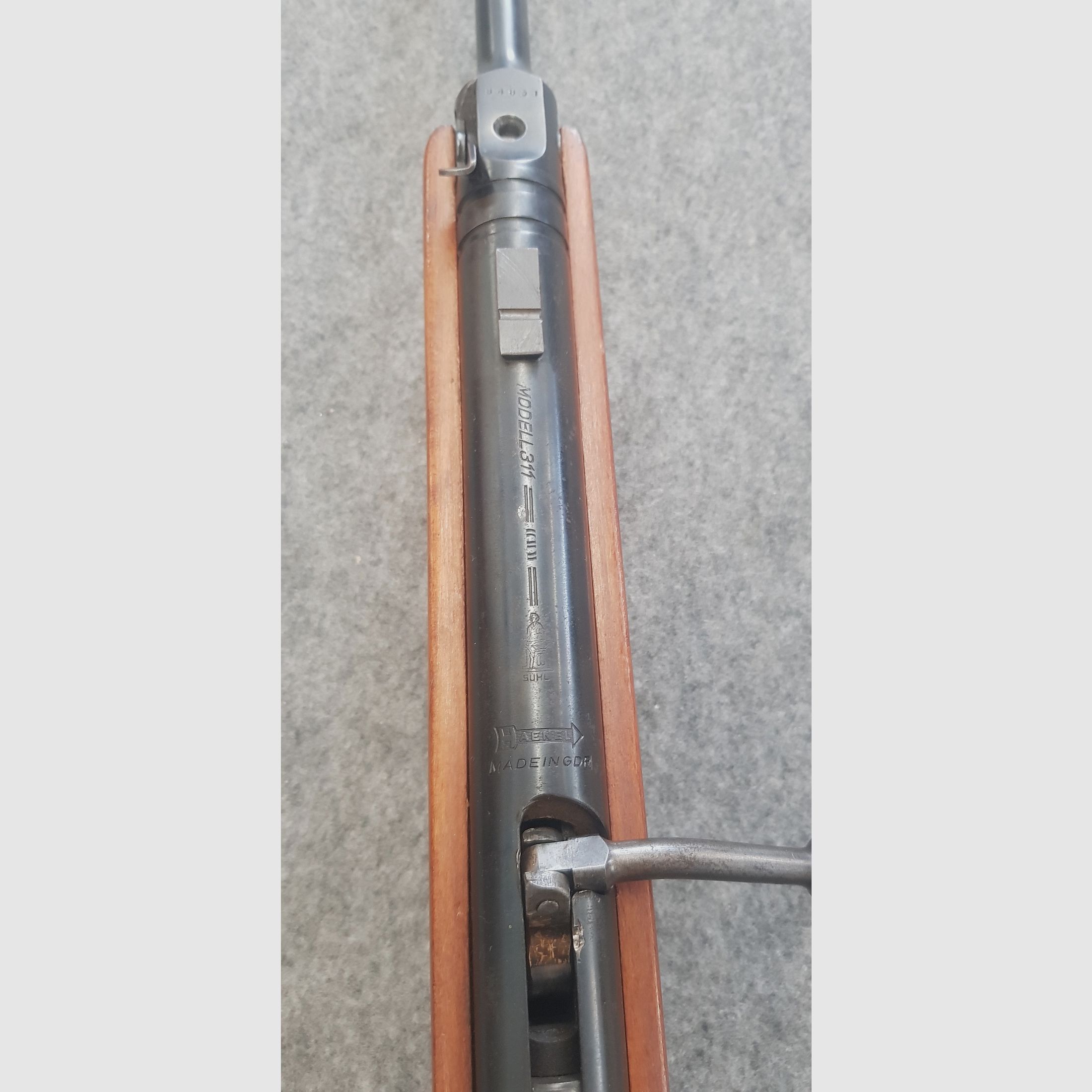 Haenel Mod. 311  mit Feinabzug und Diopter Durchlader im guten Zustand mit kleinen Abstrichen 