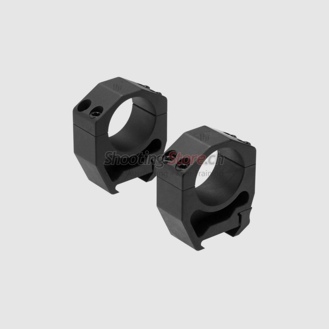 Ensemble d'anneaux appariés de précision Vortex Optics 30 mm 1,26 pouce Noir