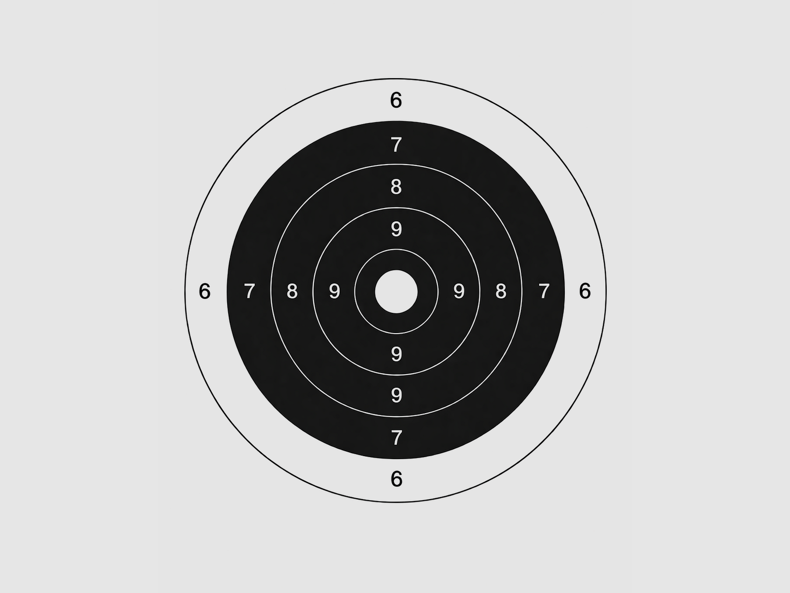DSA Classic Target Bersaglio / Bersaglio inserto (26x26cm)