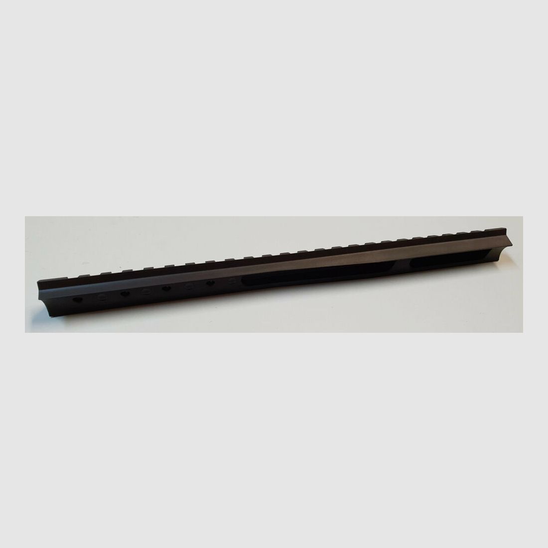 MHS Picatinny rail for BERGARA BA 13, steel, matte black blued, 260mm, extra long, Germany