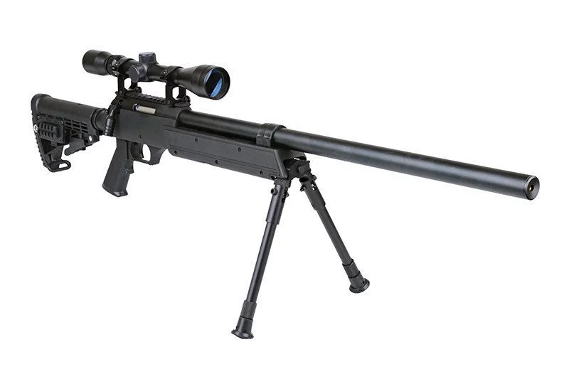 Karabin snajperski ASG WELL MB13D z lunetą i dwójnogiem, zdjęcie 12 z 20