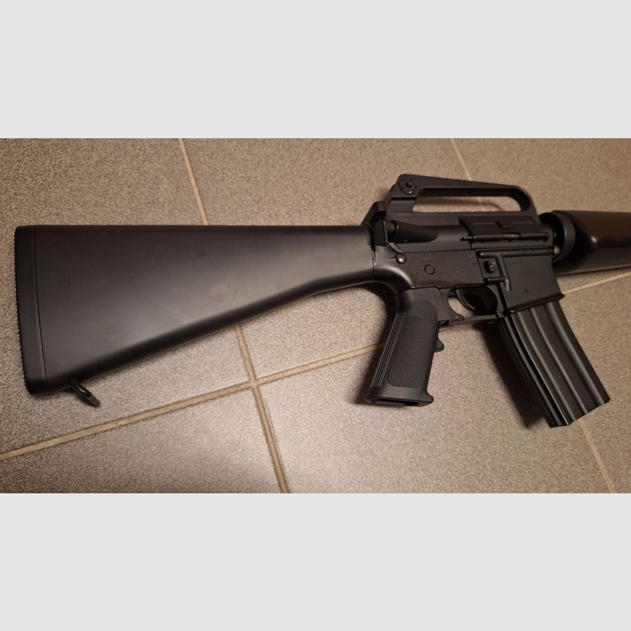 M16A1 VN Vietnam fusil d'assaut, métal plein, CO2 calibre 4,5BB, 2x chargeur-NEUF!