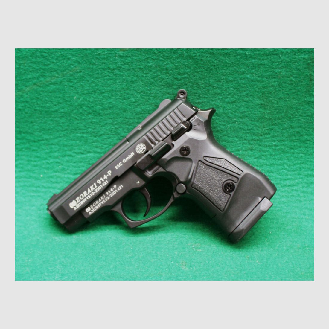 Zoraki blank firing pistol - Zoraki 914, black
