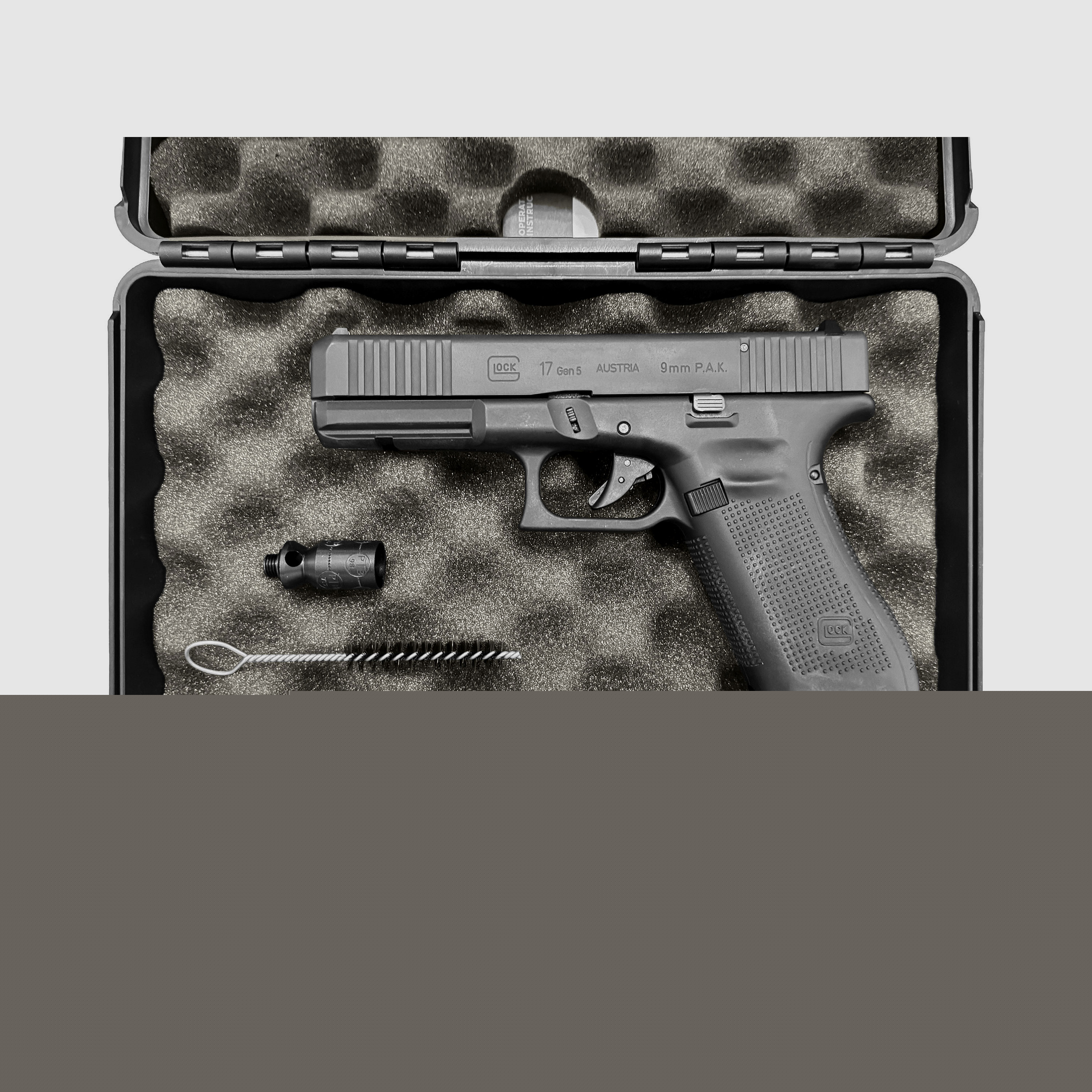 Glock 17 Gen5 blank firing pistol 9mm P.A.K. black - NEW
