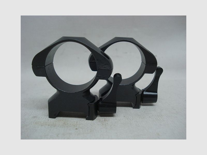 Anelli in acciaio alti 30 mm - Weaver/Picat., coppia con leva