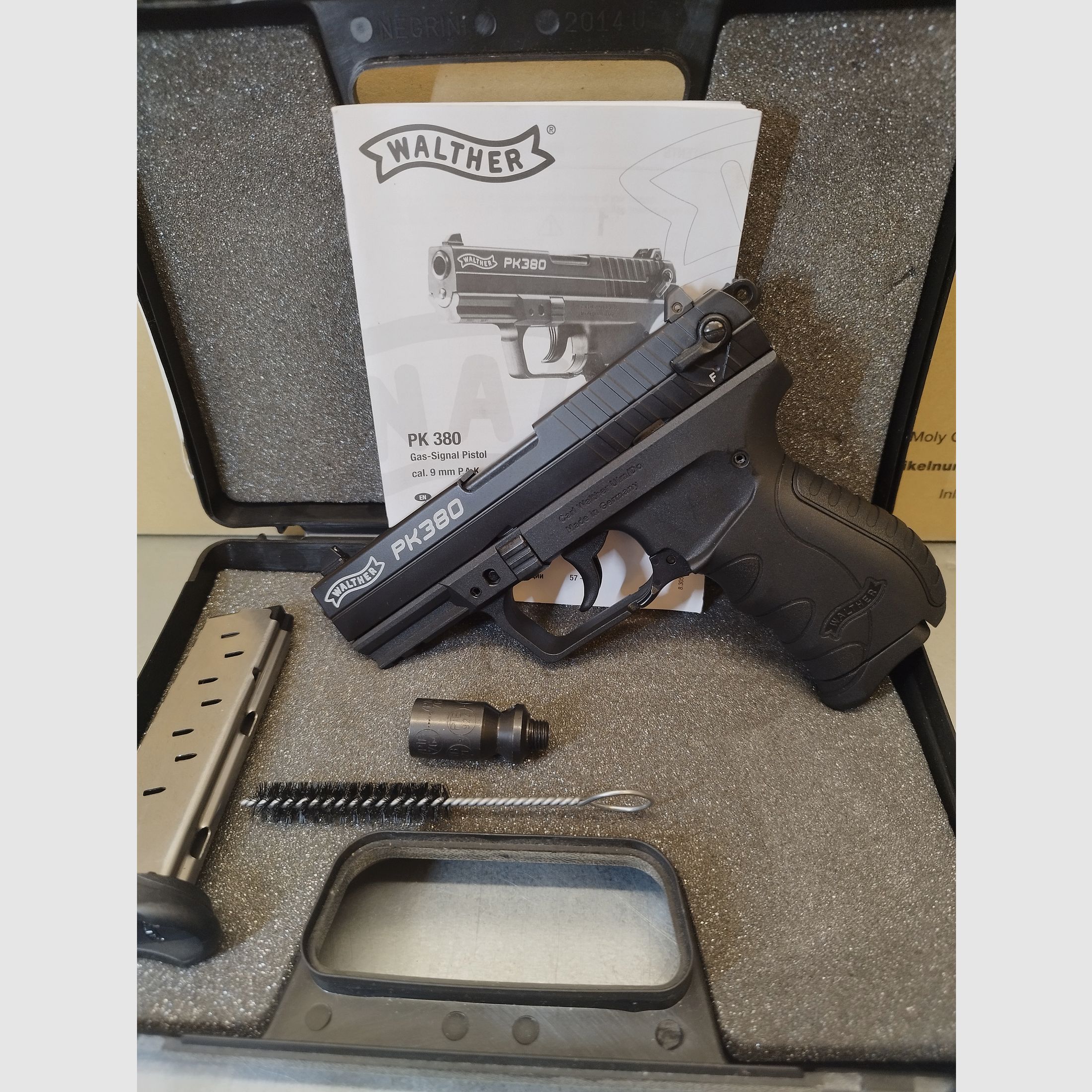 Walther PK380 SSW 9mm PAK + magazino di riserva !!Arma nuova!!
