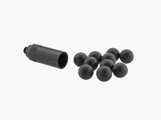 Adapter für Alarmwaffen SAPL - Gewinde 10 mm x 100 - Inklusive 10 Selbstgummigeschosse Kaliber 18 mm - Sicherheit und Vielseitigkeit
