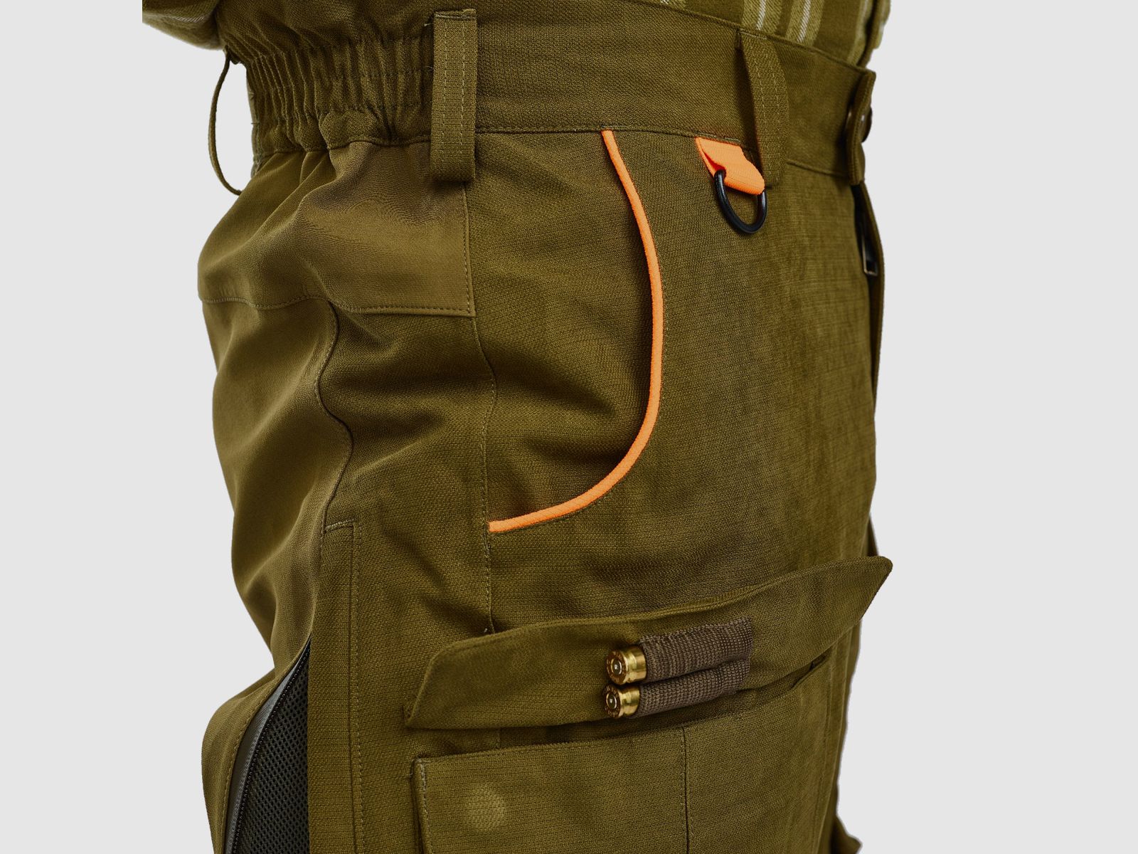 Pantalones Pinewood Furudal 5919 OliveGr/Orange C54, imagen 4 de 5