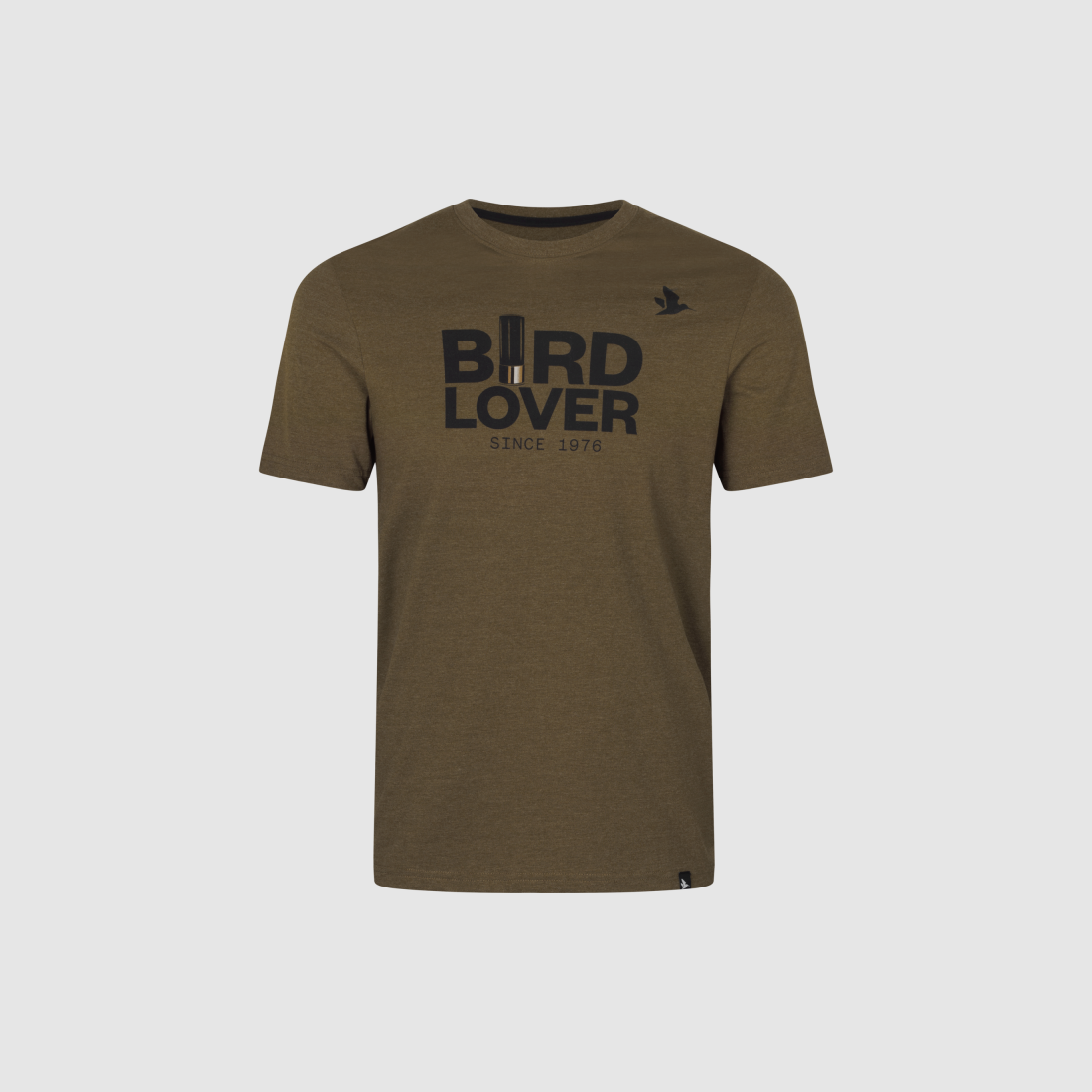 T-shirt SEELAND BIRD LOVER DARK OLIVE MELANGE (40349005600), image 1 of 7