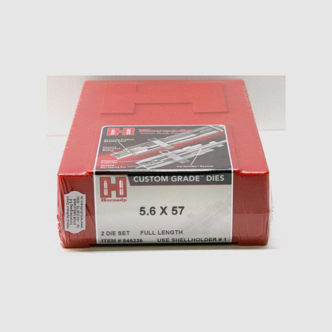 1 x HORNADY Full Length Set 2-Die Matrizensatz Speciality 5.6x57 .224 5,6x57 #546236 Series IV (4)