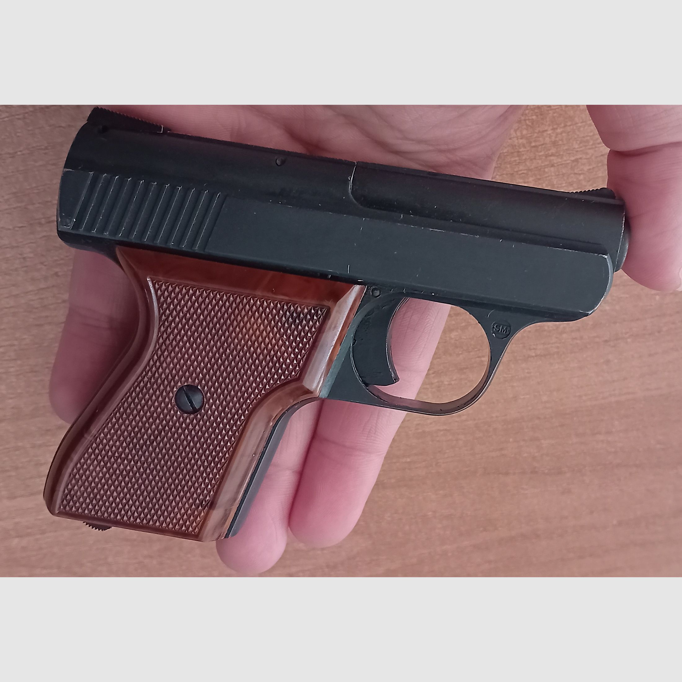 Old Rhöner SM 15 caliber 8 mm blank in PTB 83/2 from 1989!