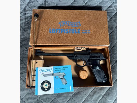 Air pistol Walther LP 53 year 1973 4.5mm James Bond Full Set TOP!