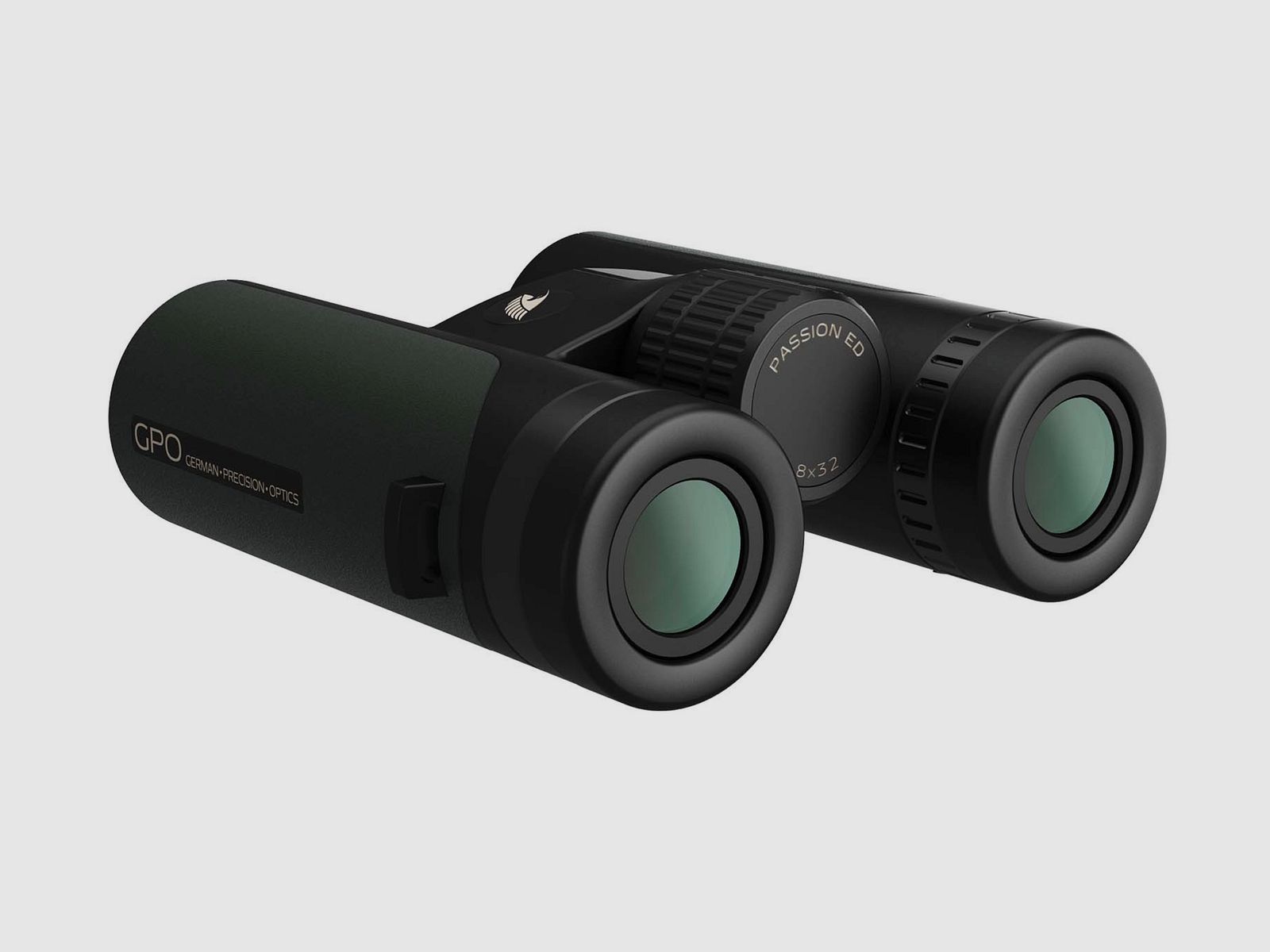 GPO B321 Fernglas Passion ED 10x32 Grün mit Zubehör Birdwatching Naturbeobachtung 50111001