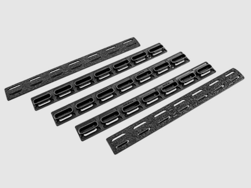 Zestaw pokryć szyn KeyMOD BRAVO COMPANY Czarny