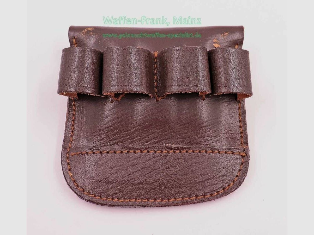 Nieznany producent skórzany futerał na naboje do strzałów i kul