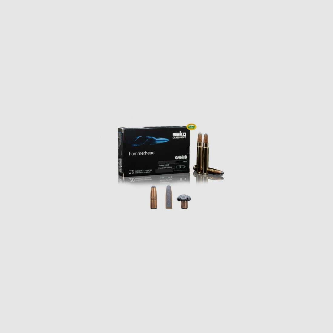 SAKO Munition Kal. 30-06 SP 180 gr. HAMMERHEAD 256A