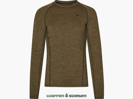 Seeland Camisa de manga larga Aia Peak Military Olive Melange