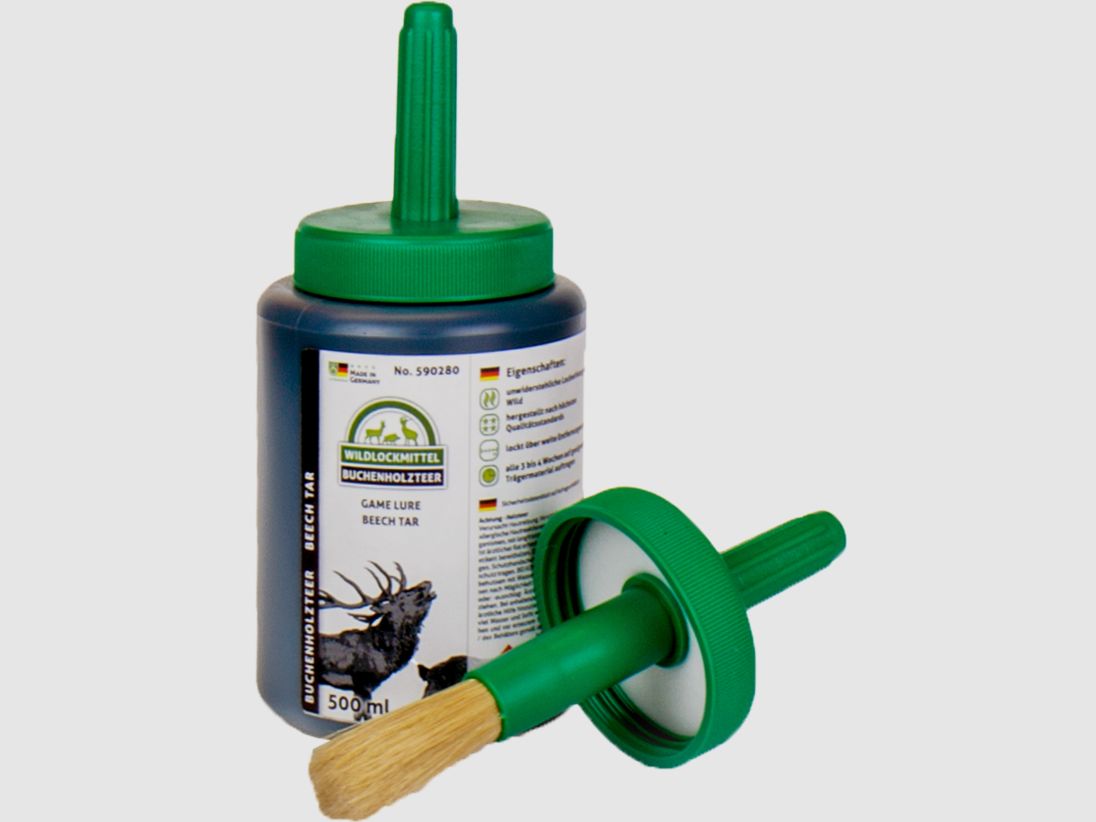 Buchenholzteer 500 ml mit Pinsel