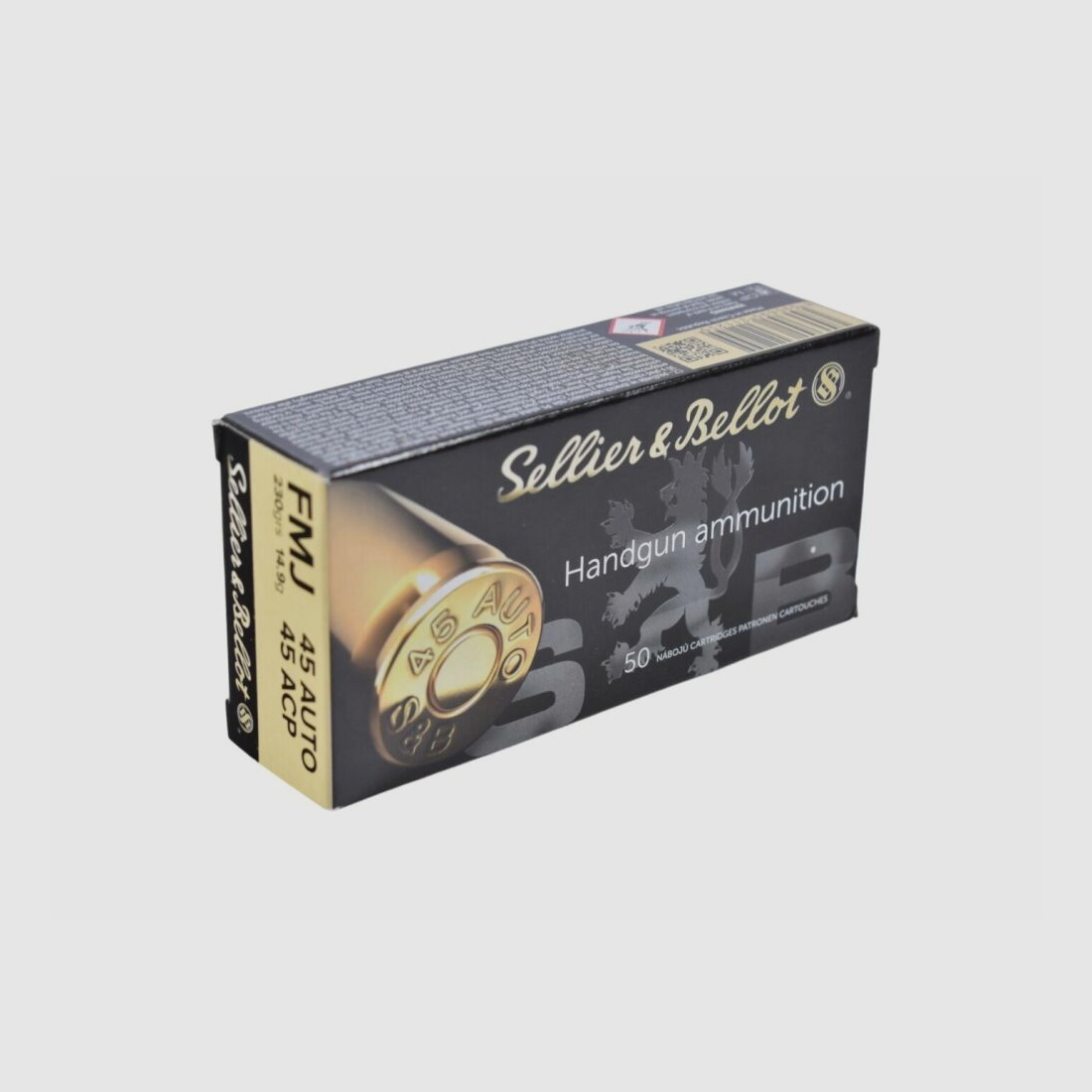 Sellier & Bellot .45 Auto FMJ 230grs / 14,9g