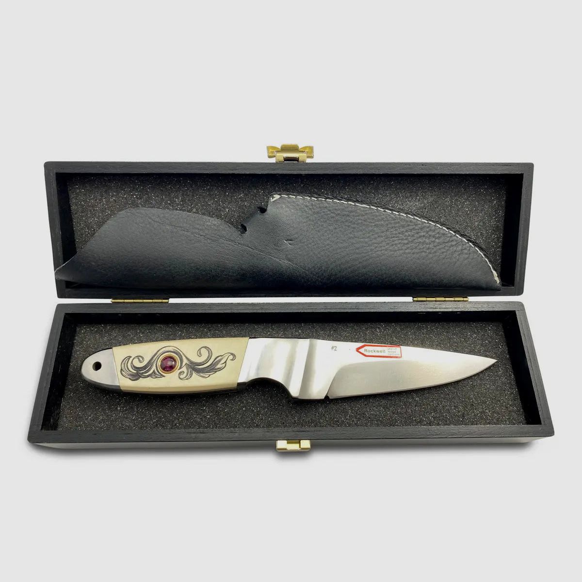 PUMA unicum "ruby" hunting knife with embedded ruby