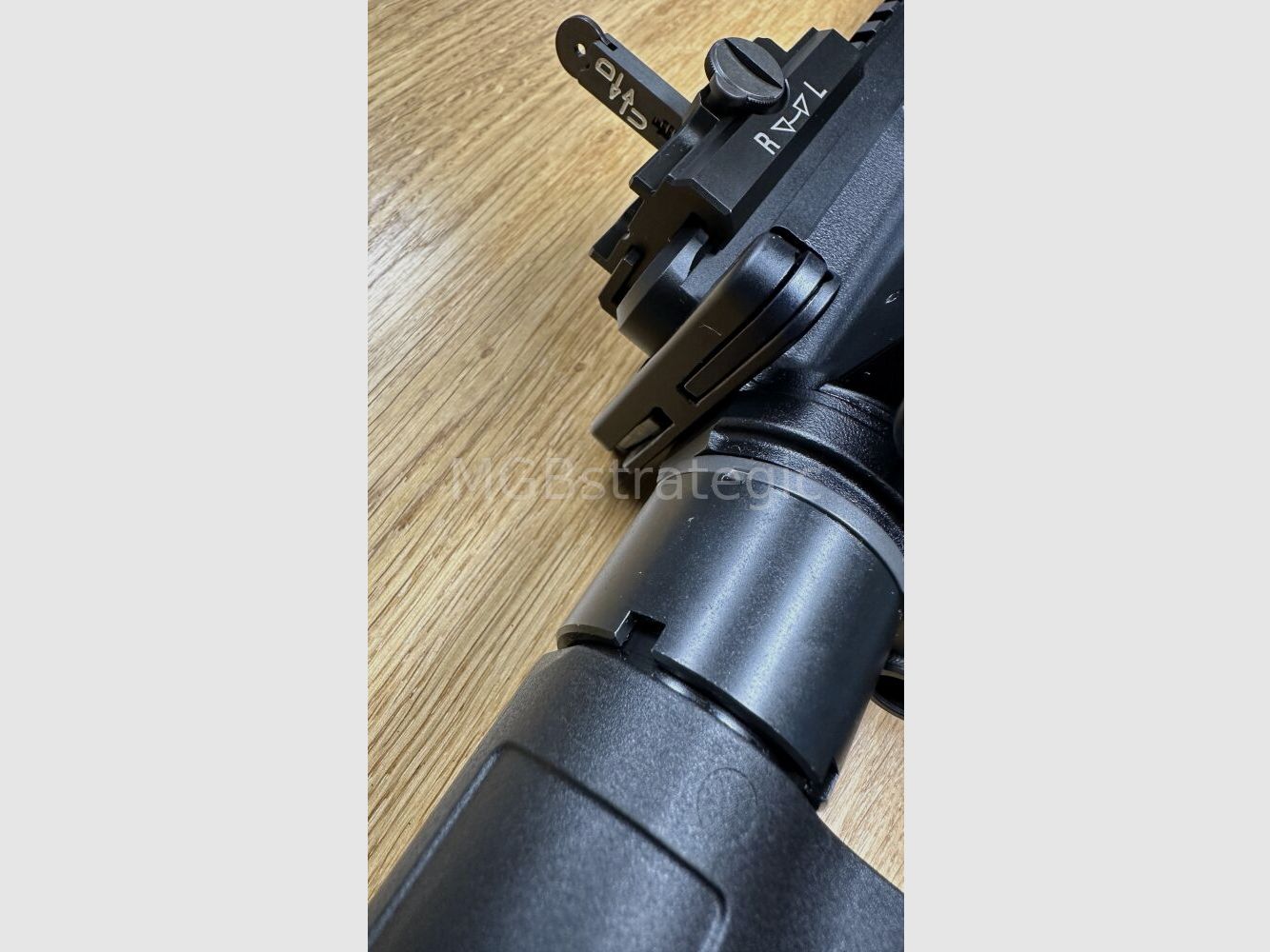 Heckler & Koch MR223 A3 Slim-Line 16,5" Lauf - halbautom. Büchse .223Rem sportlich zugelassen! - Das zivile H&K 416 - mit Original H&K Abzugs- und Schlagstück Pin mit extra Sicherung wie bei G95K + Original H&K QD End-Plate (doppelt neu verstemmt, siehe Foto)