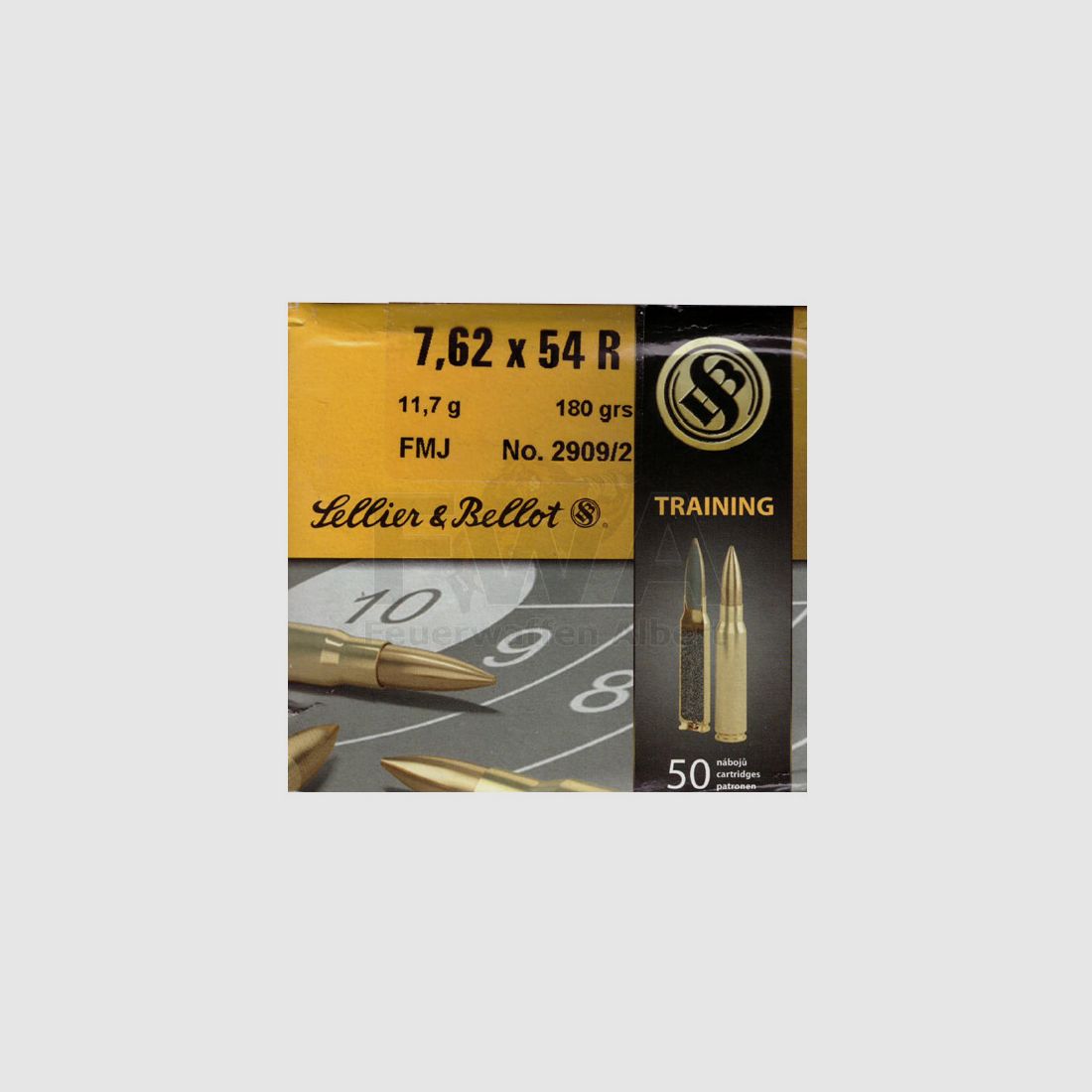 Patronen 7,62x54 R Vollmantel - Sellier & Bellot