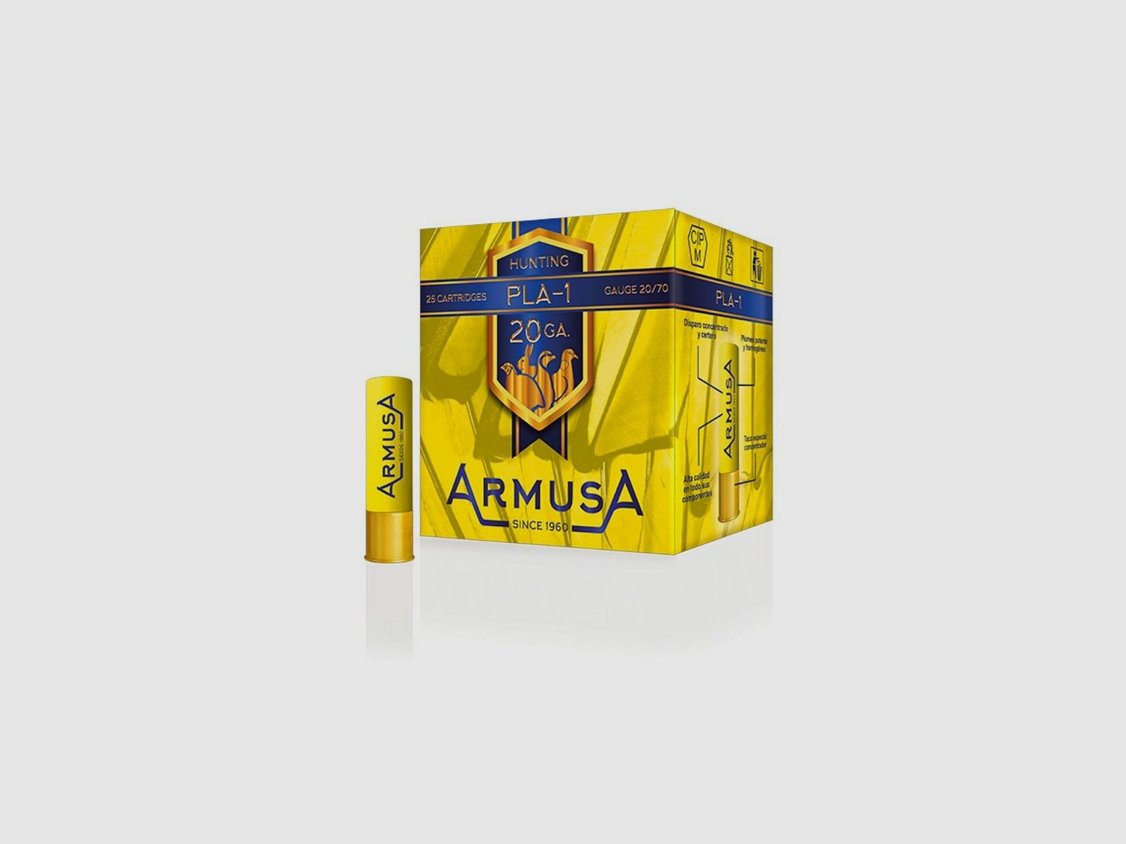 Kiste mit Patronen ARMUSA PLA-1 30 Kal. 20.