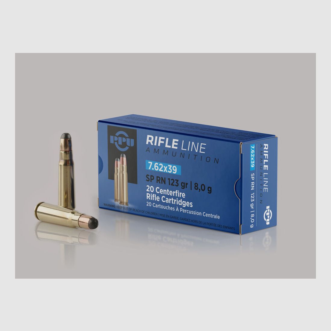 PRVI Partizan TM/PSP 8g/123grs - 20er 7,62x39, Bild 1 von 2