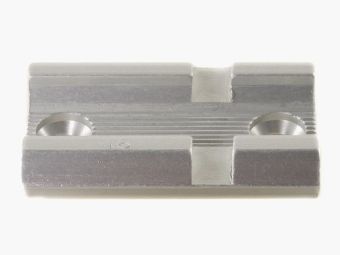 Weaver Top-Mount Base #46 zilver voor Anschütz en anderen.