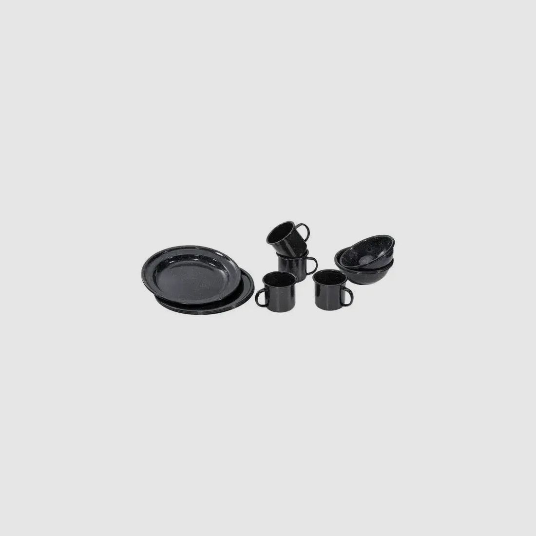 Mil-Tec Mil-Tec Essgeschirrsatz Western Emaille 12er Set
