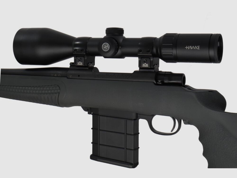 Howa M1500 GRS Fenris kolf, verwisselbaar magazijn, compleet pakket met richtkijker 3-12x56, geluiddemper, montagebeugels
