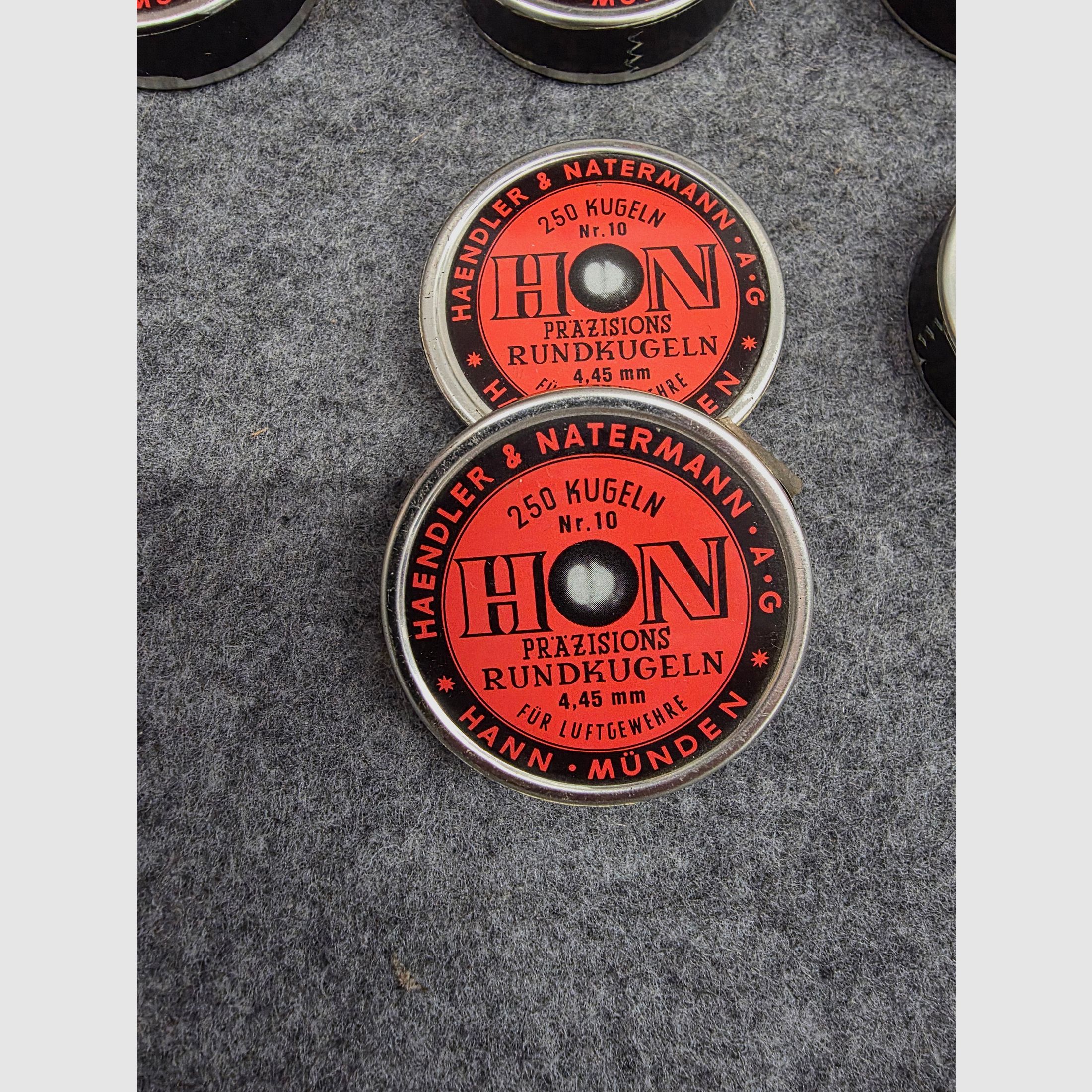 Rariteit Nr. 10 Dealer Natermann H & N puntkogels ronde kogels 4,45mm stukprijs