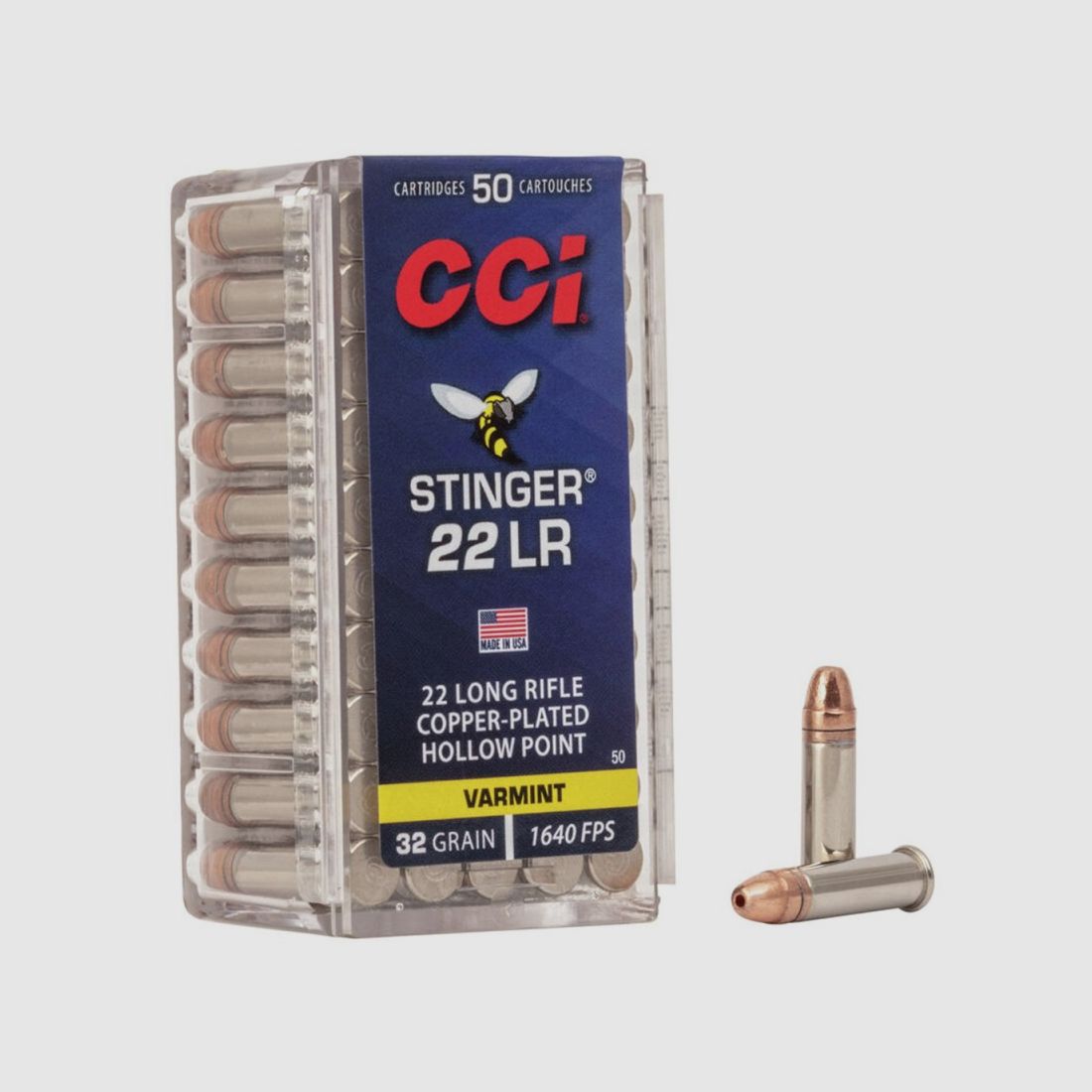 CCI .22 LR Stinger 32 gr rifle ammunition