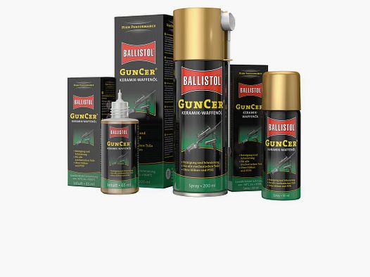 BALLISTOL Fett/Reiniger/Öl GunCer Keramik-Öl 200ml Spray