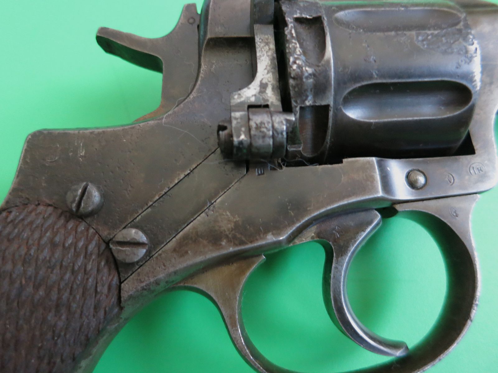 KAISERLICHER RUSSISCHER NAGANT-REVOLVER WW2, 1939, DOUBLE-ACTION-OFFIZIERSMODELL, Tula-Arsenal    #87