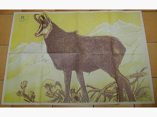 Deutscher Jagdverband DJV Scheibe Nr4 Gamsbock ältere Version