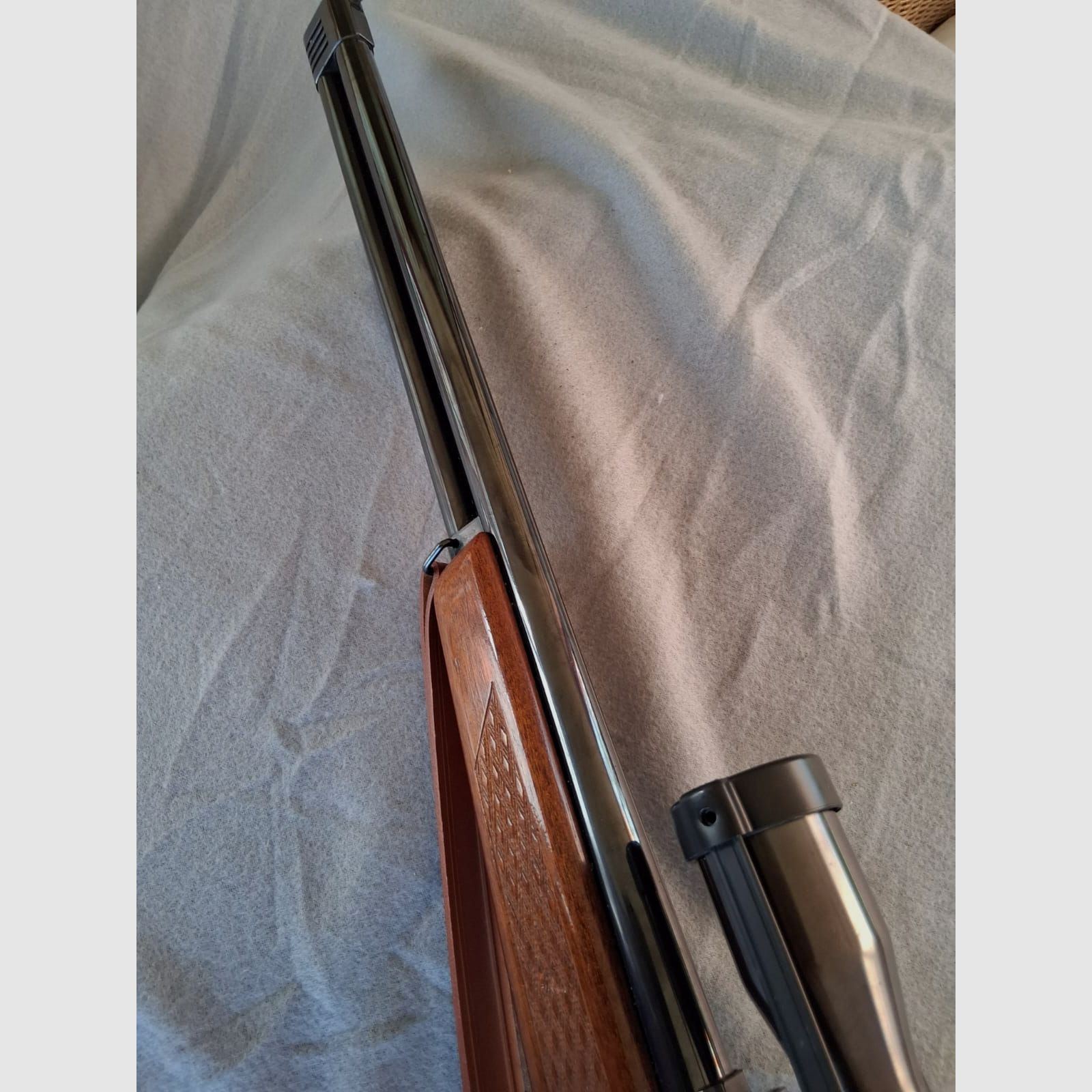 Langwaffe Tikka Bockbüchsflinte 12/70 und 222 Rem. mit Zielfernrohr Sornet 4x