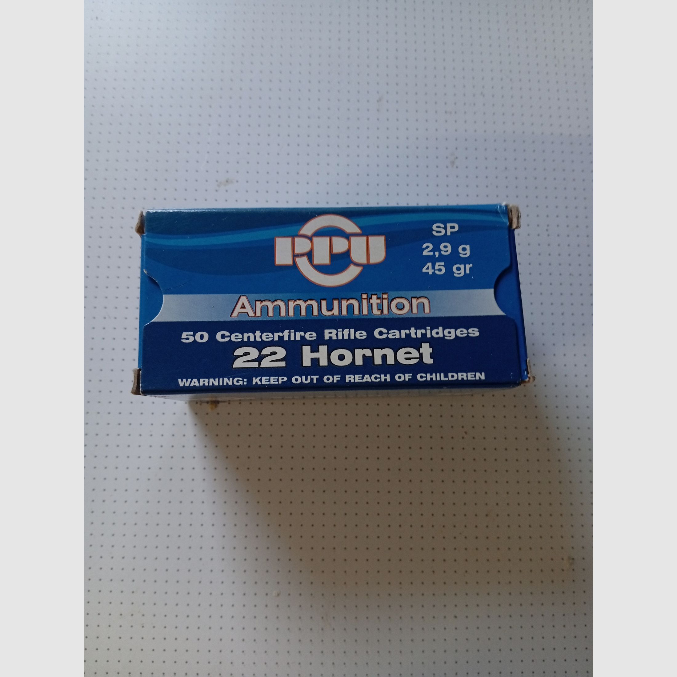 .22 Hornet cartouches