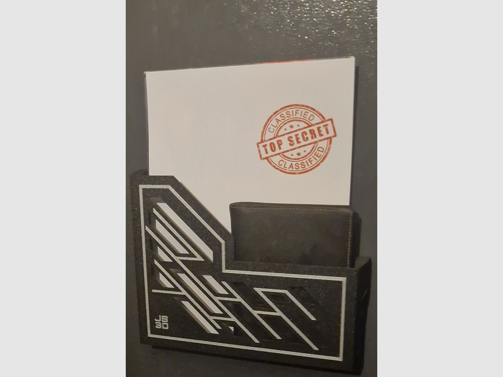 Dokumentenhalterung für den Waffenschrank