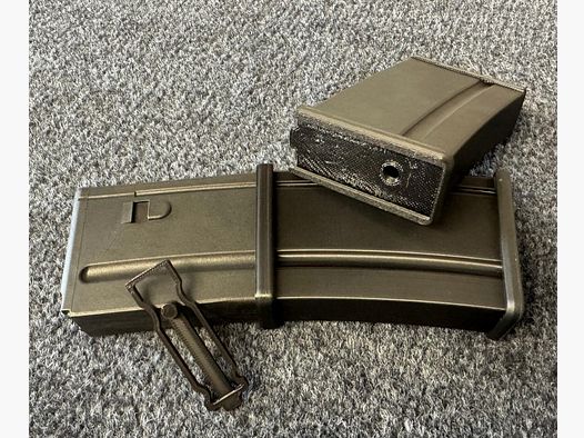 Schmeisser AR15 10-Schuss Magazin inklusive Griffverlängerung in 30-Schuss Optik - NEU - Heckler & Koch HK MR223