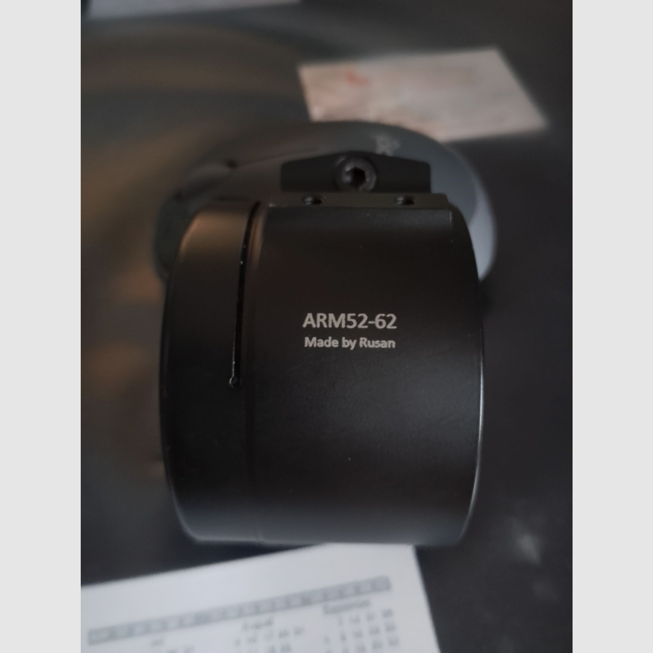 Als nieuw Rusan Adapter ARM52-62 met M52x0,75 binnendraad, afbeelding 1 van 3