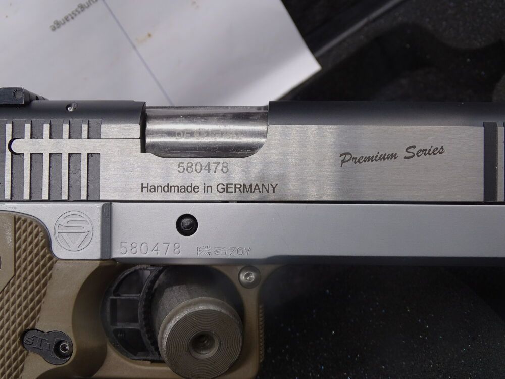 RBF 1911 Match King Premium Series Handmade in Germany 6" Kaliber 9mm Luger 1911 Match King LP 3200 Euro