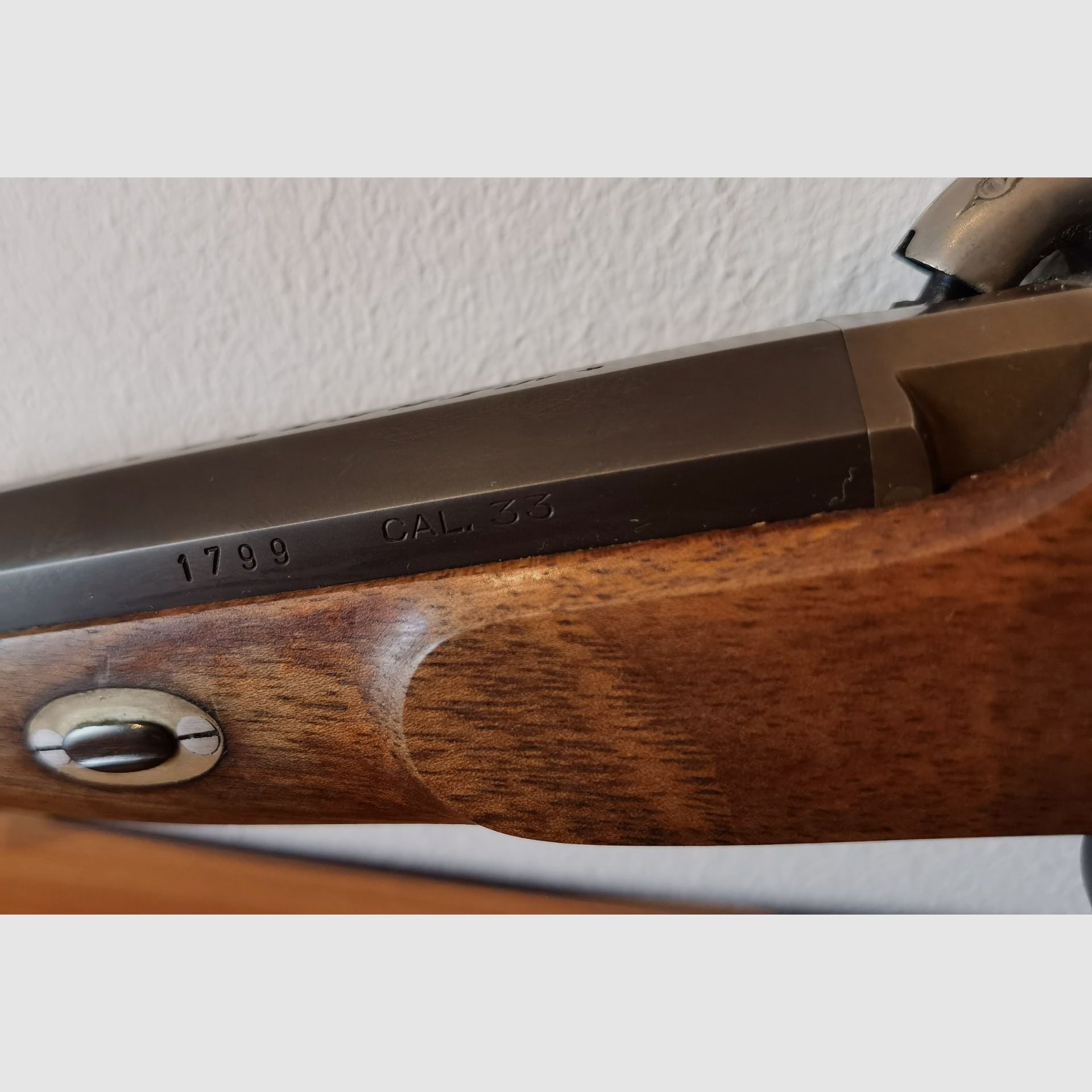 Pistola de avancarga Hege Siber Lausanne Cal. 33 Nr. 1799