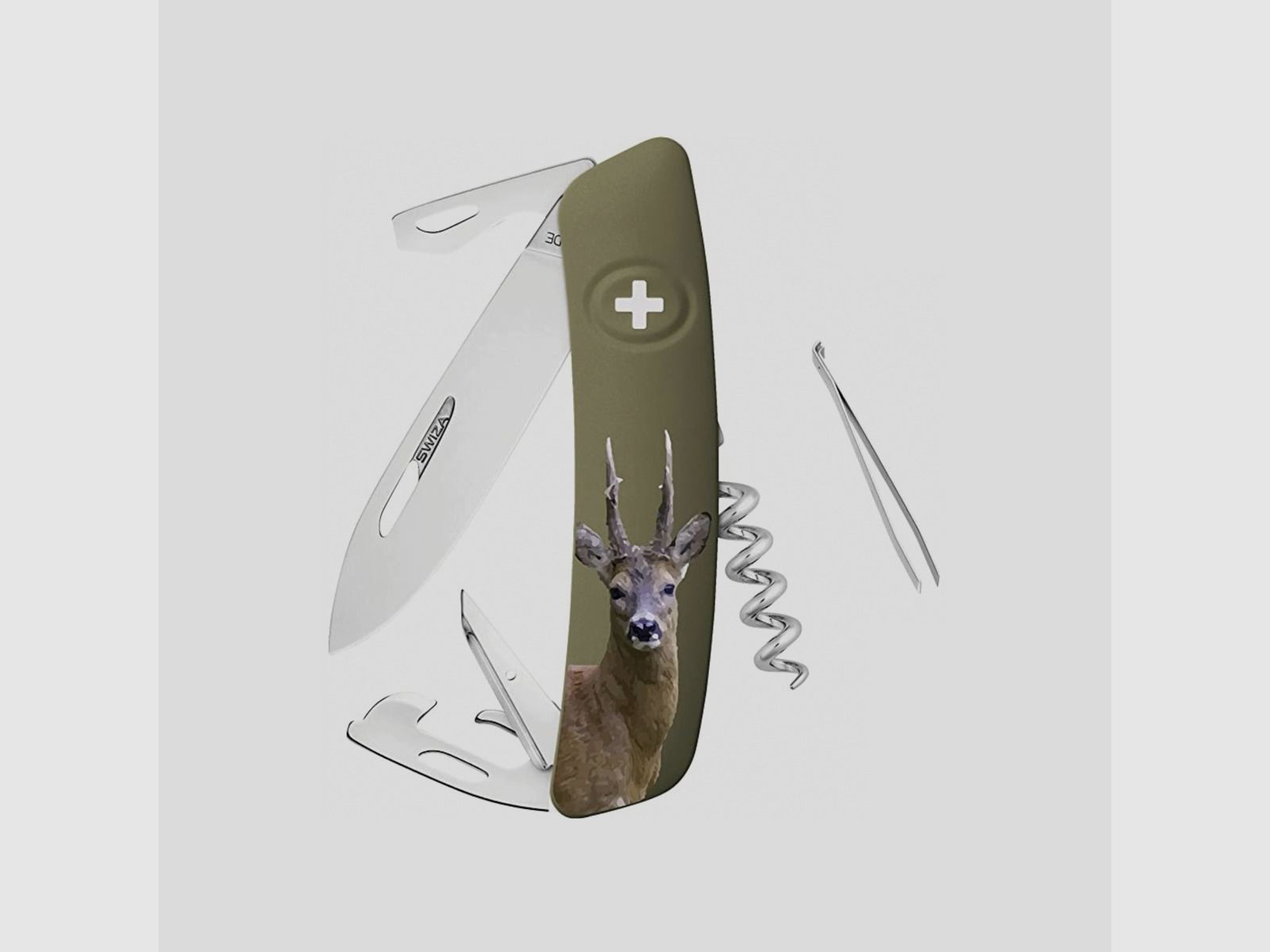 Swiza – D05 Chevreuil Olive KNB.0050.HU02, image 1 sur 2