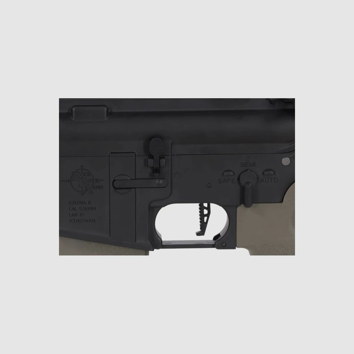 SA M4 Carbine M-LOK (RRA SA-P14 PRIME™ Aster II ETU BLDC™) Rifle Airsoft Libre a partir de 18 - Negro/Verde -F-