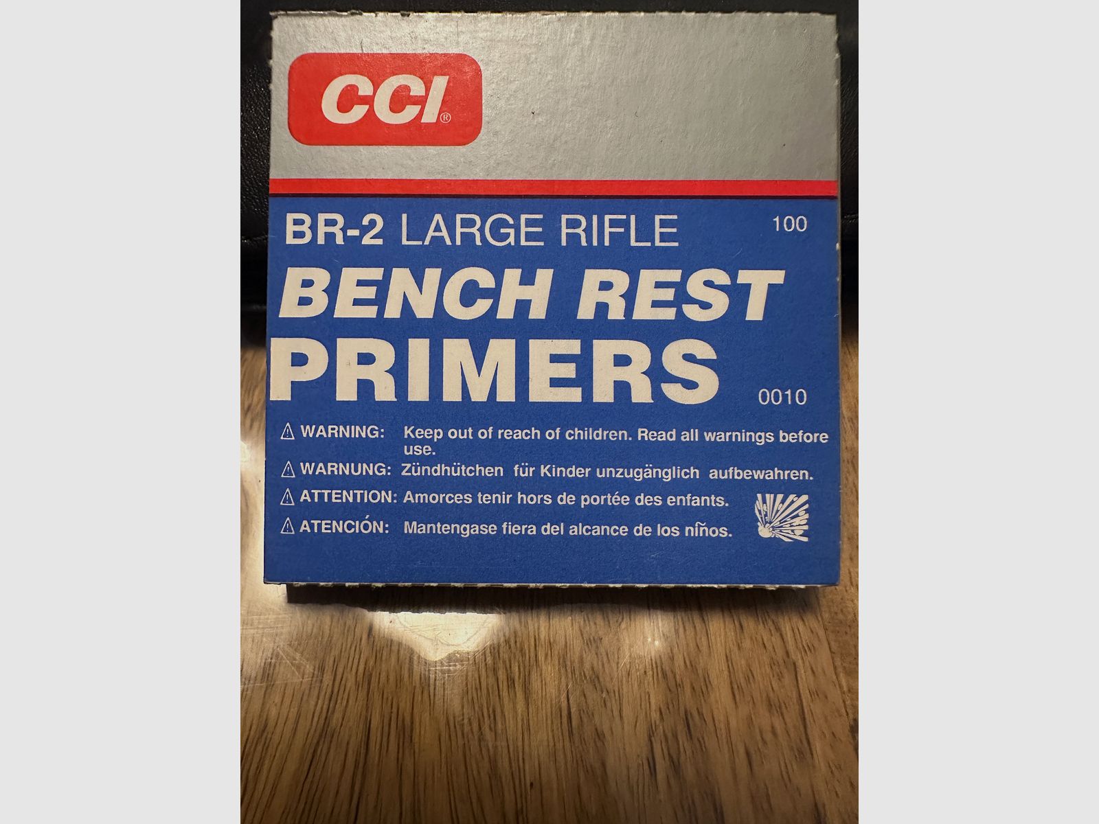 CCI Bench Rest Primers 100 pcs Large Rifle